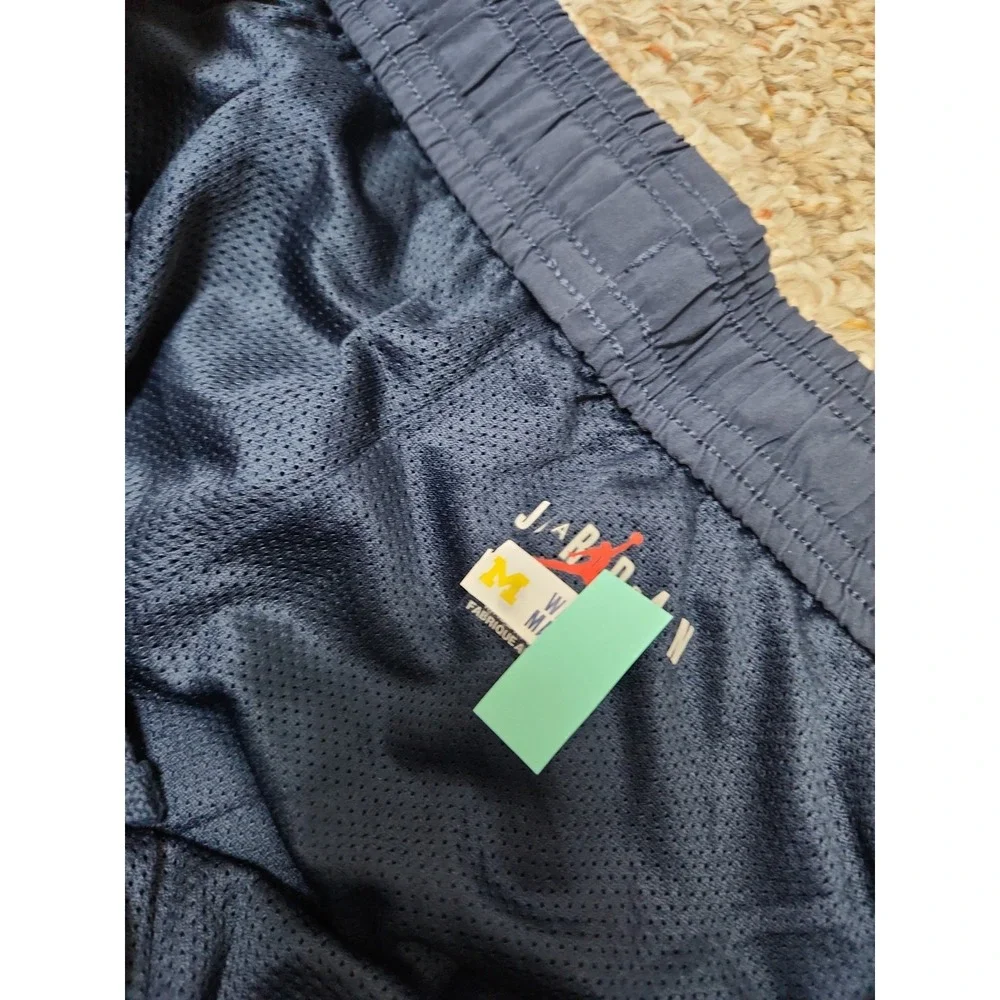 Michigan Wolverines Warm Up Pants Mens 3XL Blue Nike Jordan Team Issued 2023